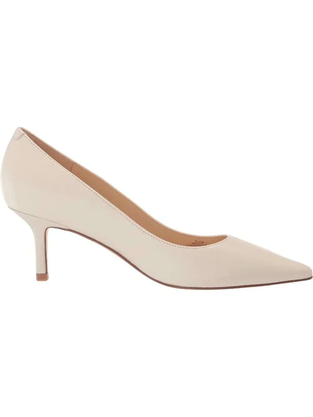Womens Chic Cream Modern Pointed Toe Alola Dress Casual Pumps Pull On Heel Shoes